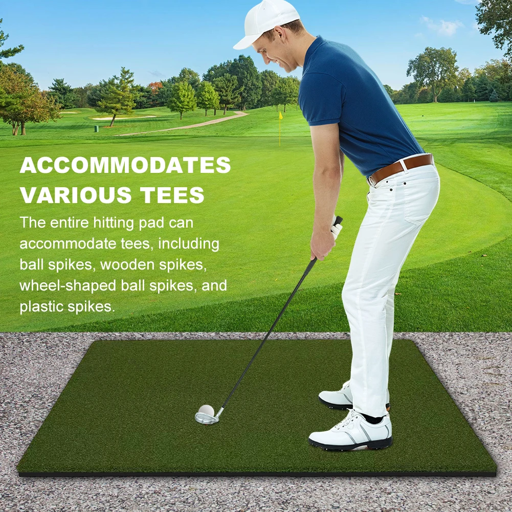 5x5ft Artificial Turf Mat 35mm Artificial Hitting Training Mat for Backyard/Garage/Driving Range/Simulators