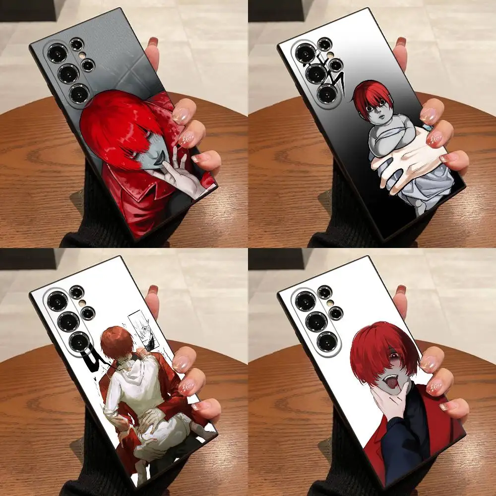 

H-Homicipher Mr Scarletella Phone Case For Samsung S25,S24,S21,S22,S23,S30,Ultra,S20,Plus,Fe,Lite,5G Black Cover