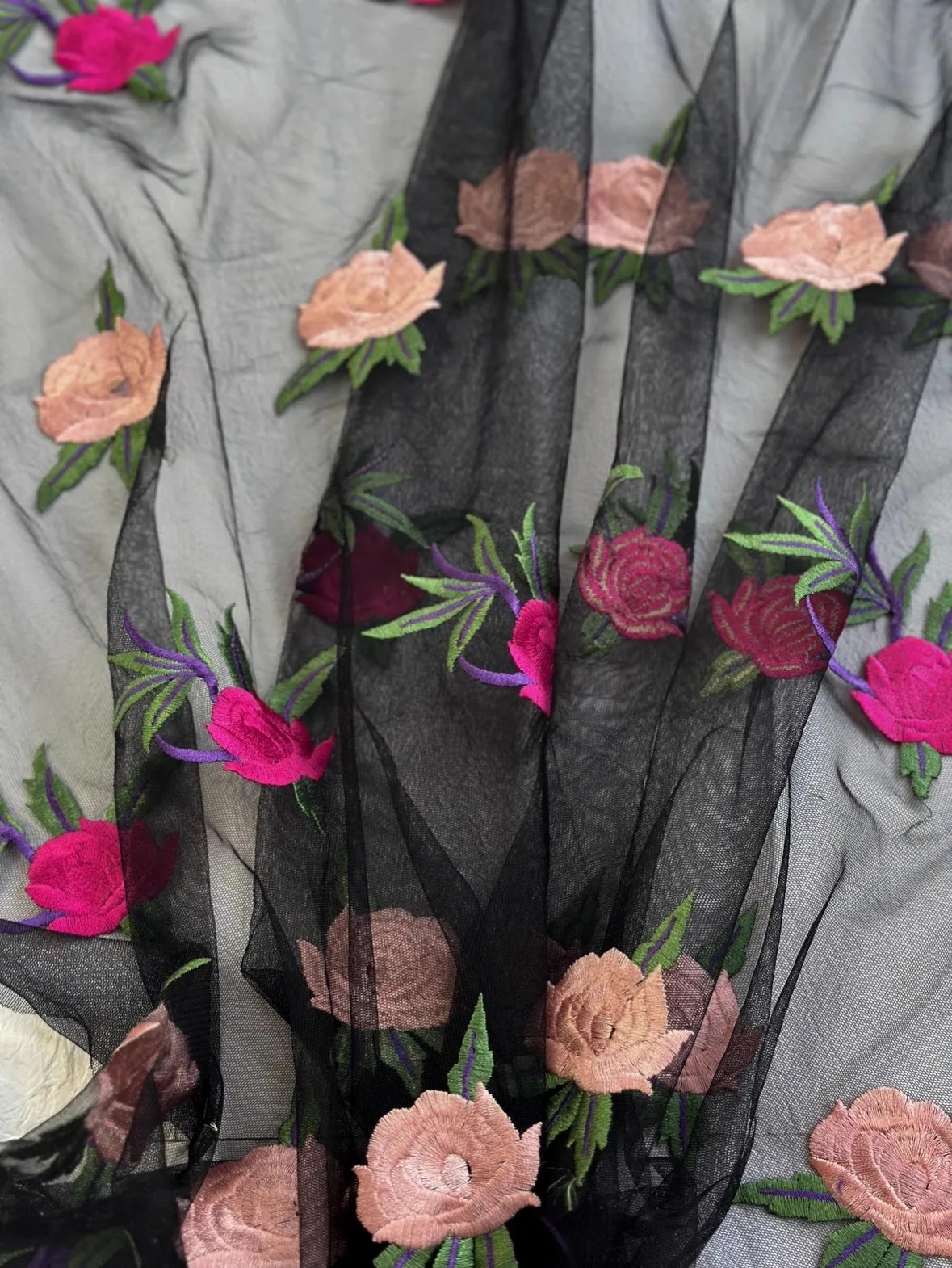 

1-ярдовая дизайнерская свадебная одежда по индивидуальному заказу, Cheongsam Telas Para Costura, ткань для одежды, красочная ткань с цветочной вышивкой