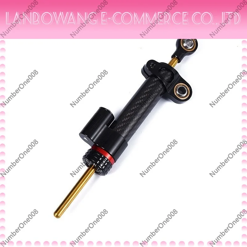 Motorcycle CNC Adjustable Steering Damper Carbon Fiber Stabilizer Universal Dirt Bike Scooter Modified Replacement Part