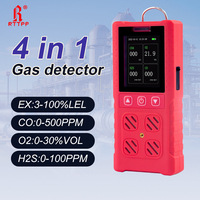 RTTPP Multi gas Detector Portable Industrial High PrecisionCH4/CO/H2S/CO Four in One Gas Detector