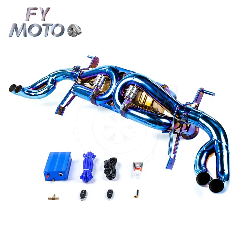 

For Audi R8 2015 Titanium Exhaust System With Valve And Muffler