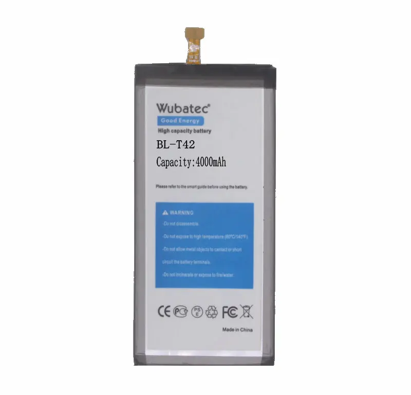 Wubatec 1x 4000mAh BL-T42 Battery For LG V50 ThinQ 5G LM-V500 V500N V500EM V500XM V450PM V450 V50S ThinQ 5G V510N G8X ThinQ