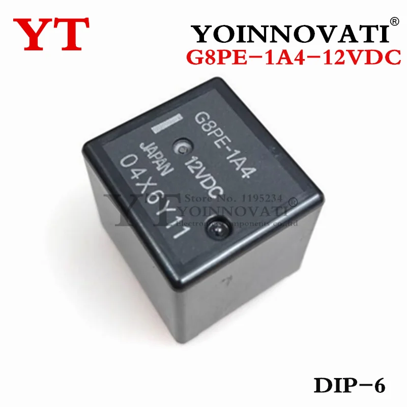 2piece 10piece G8PE-1A4 12VDC G8PE-1A4-12VDC G8PE1A4 12VDC DC12V Relay 6pin