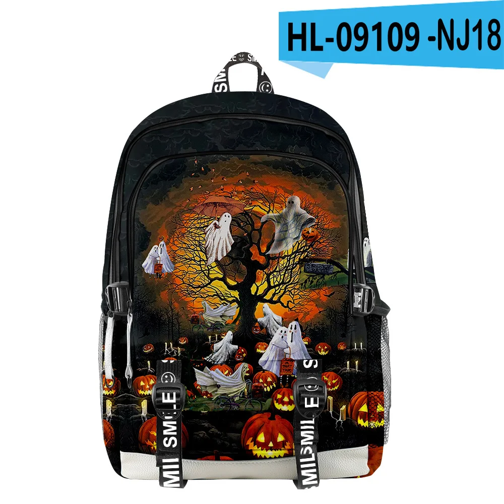 Halloween Backpack Y2K Preppy School Supplies Preppy Aesthetic Backpack Adults Kids Daypack Unisex Bag school backpack Halloween