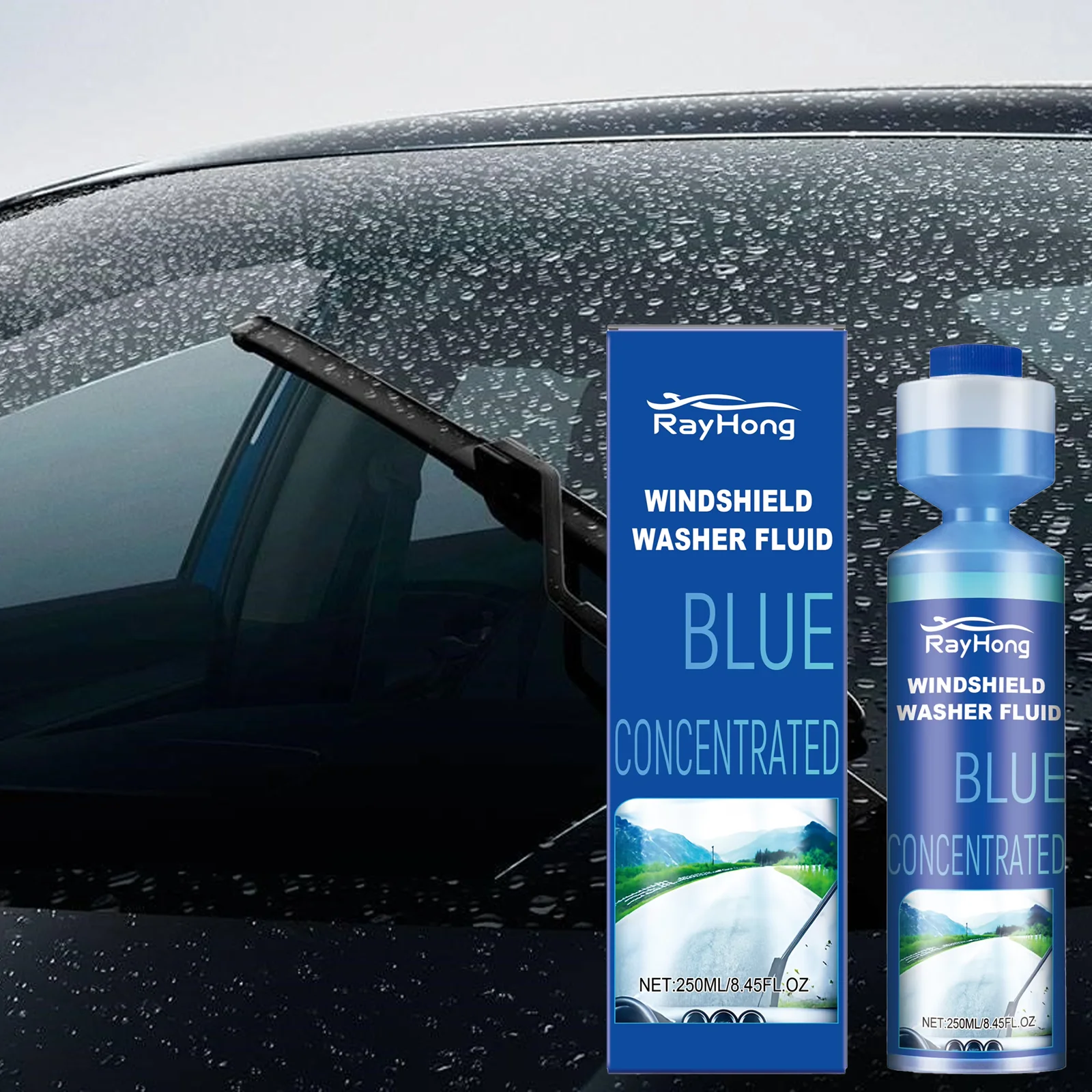 

Rayhong жидкость для чистки лобового стекла автомобильное стекло противотуманная вода проникающая масляная пленка разложение Drive безопасное очиститель