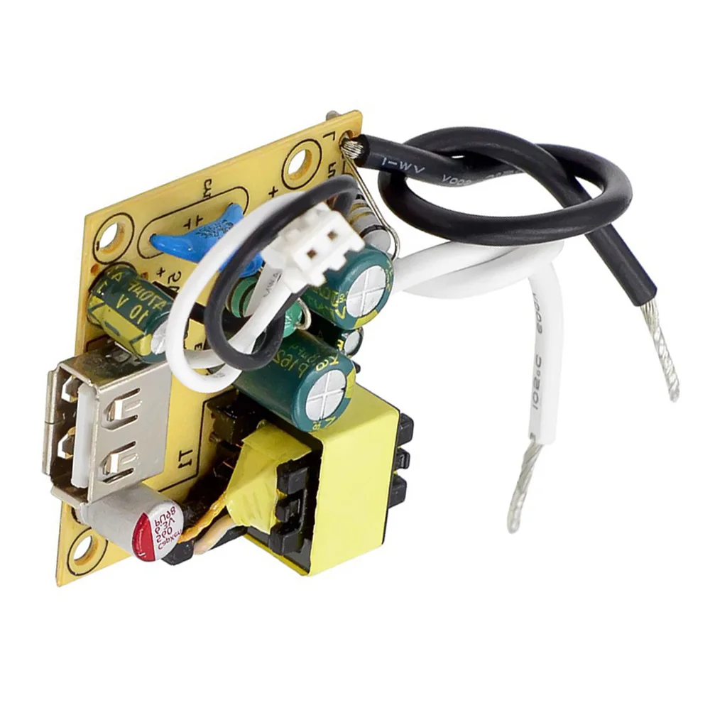 Module D'Alimentation à Découpage DC 5V 2A - Convertisseur AC 100-240V Vers DC 5V Avec Protections Surchauffe, Courts-Circuits & Surcharges