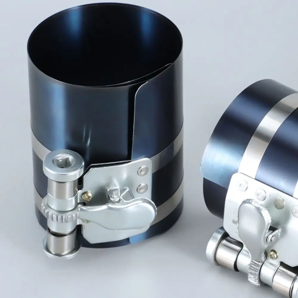 ประเภทวงล้อแหวนลูกสูบคอมเพรสเซอร์ปรับ 53-175 มม.ลูกสูบเครื่องมือติดตั้งกําจัดเหล็ก CLAMP Band ติดตั้งรถ