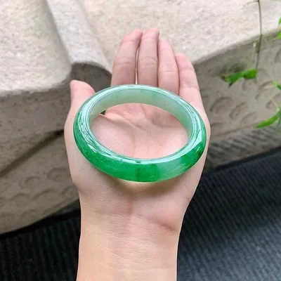 

Ювелирные изделия Zheru, браслет из натурального нефрита из Мьянмы 54 мм-62 мм, изысканная фотография, отправить подруге, отправить маму