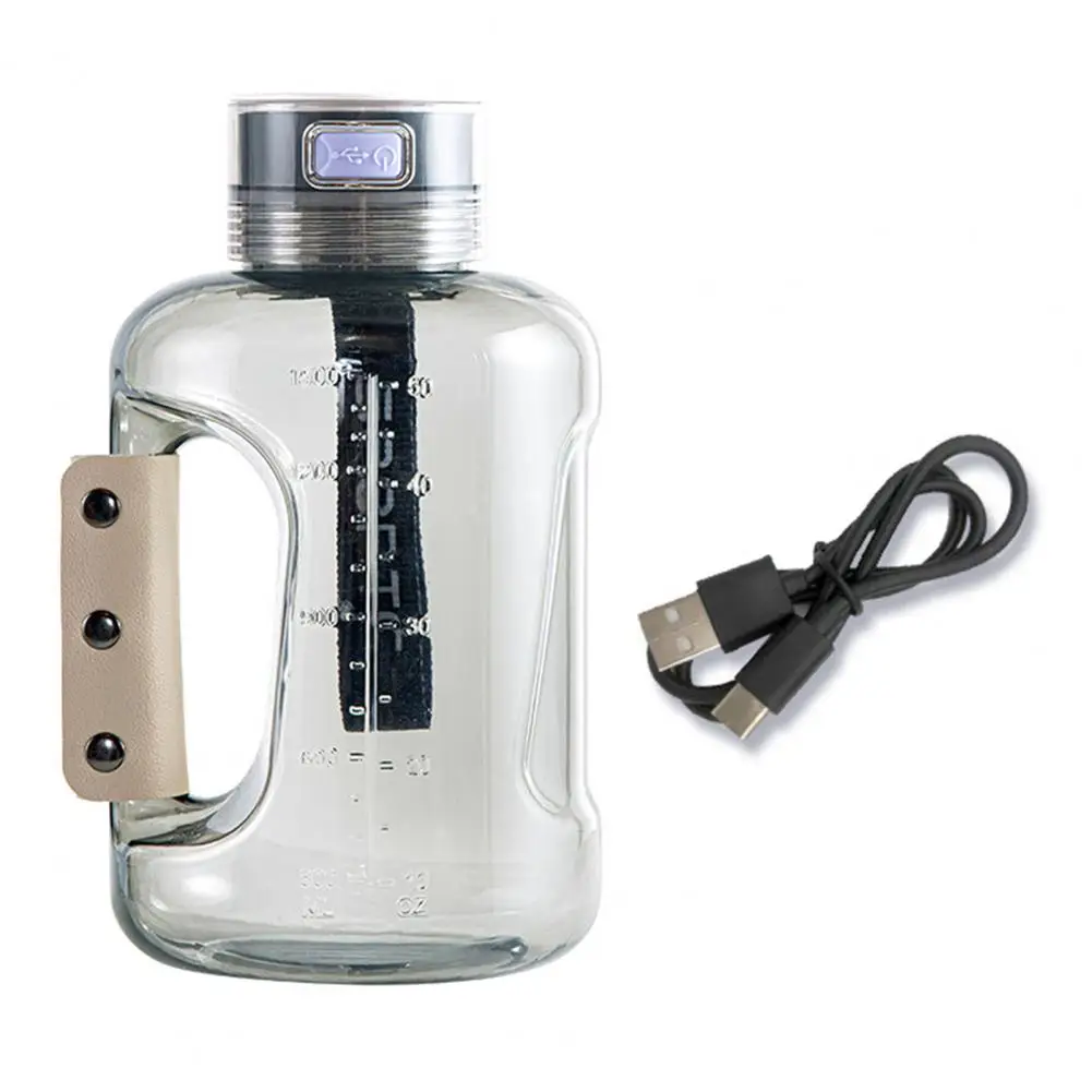 1 Set 1500ML Hydrogen Water Bottle Hydrogen-oxygen Separation High Concentration Hydrogen Water Generator for Fitness Travel