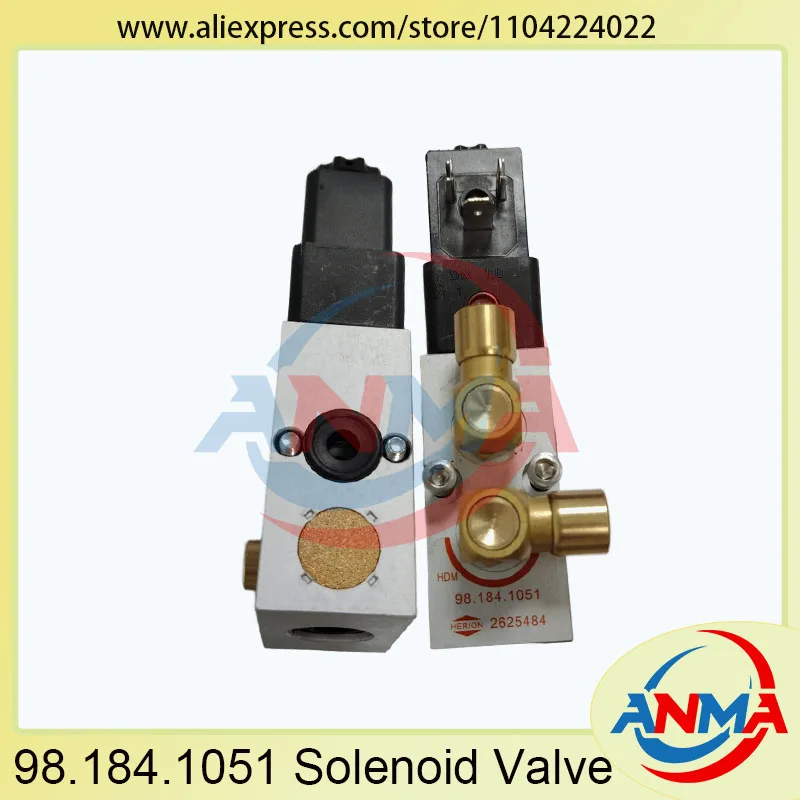 

2Pieces Pneumatic Cylinder Valve 98.184.1051 With 6mm Hole Copper head For SM102 CD102 Solenoid Valve 98.184.1051