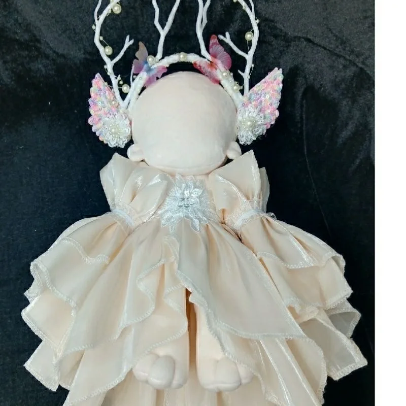 

20~30cm Cotton Doll Clothes, Antler Elf Multi-Color Optional Headdress, Dress, A Pair Of Sleeves Free Shipping