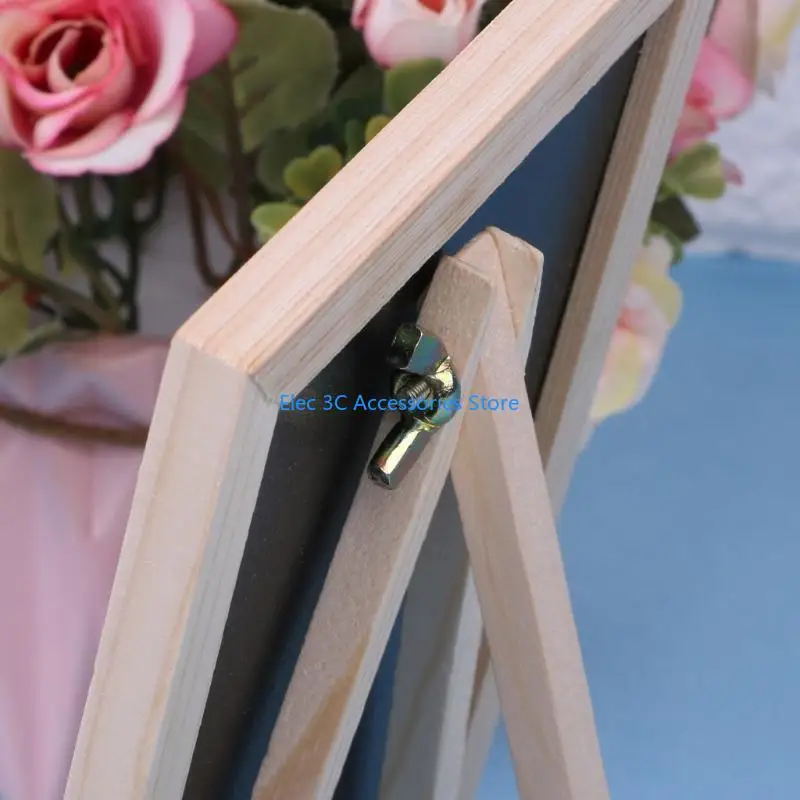 Y51A الخشب منضدية السبورة مزدوجة الوجهين السبورة رسالة مجلس الأطفال لعبة أطفال