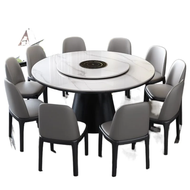 

Light luxury, rock slab, dining table, household, small apartment, living room, marble, simple now