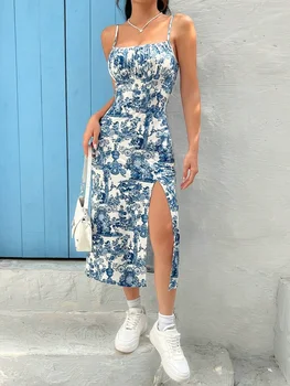 Strapless Leopard Maxi Dress 1