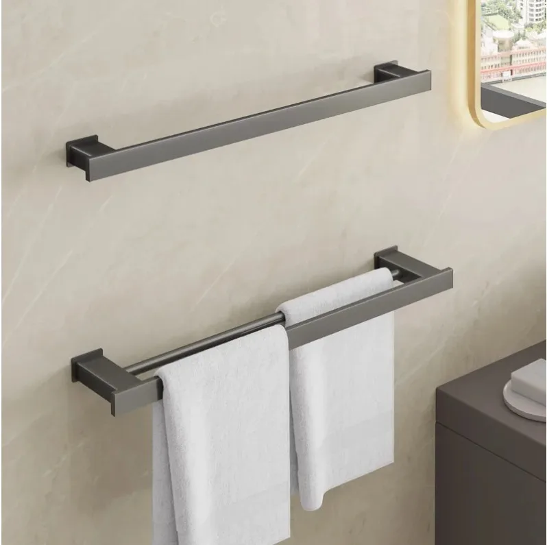 porte-serviettes-de-salle-de-bain-en-aluminium-gris-tube-carre-simple-ou-double-installation-sans-percage-gain-de-place-pour-salle-de-bain