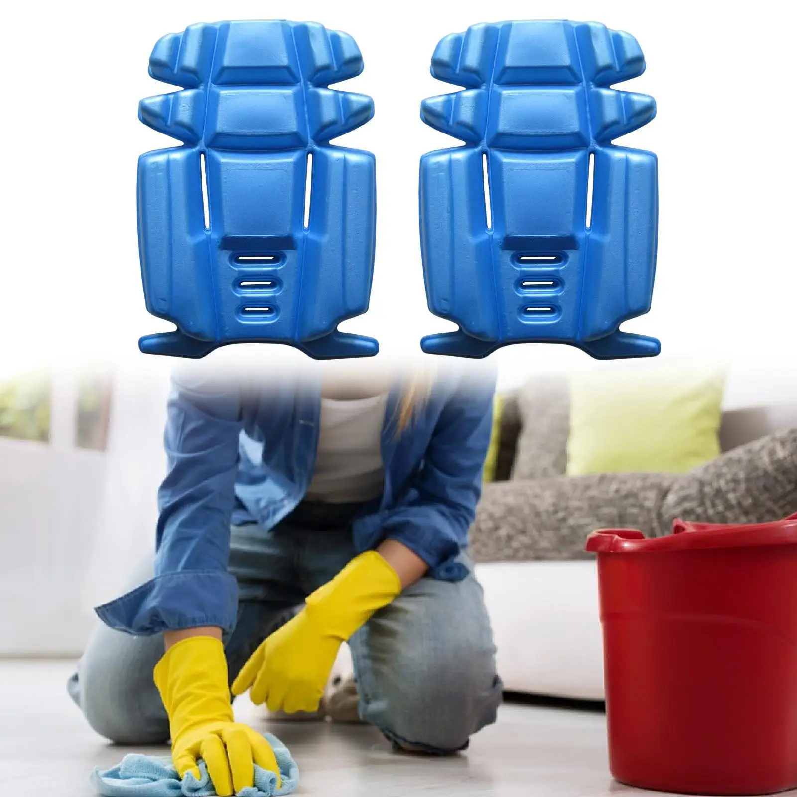 1 Pair Working Trouser Kneepad Inserts Portable Easy to Install Professional