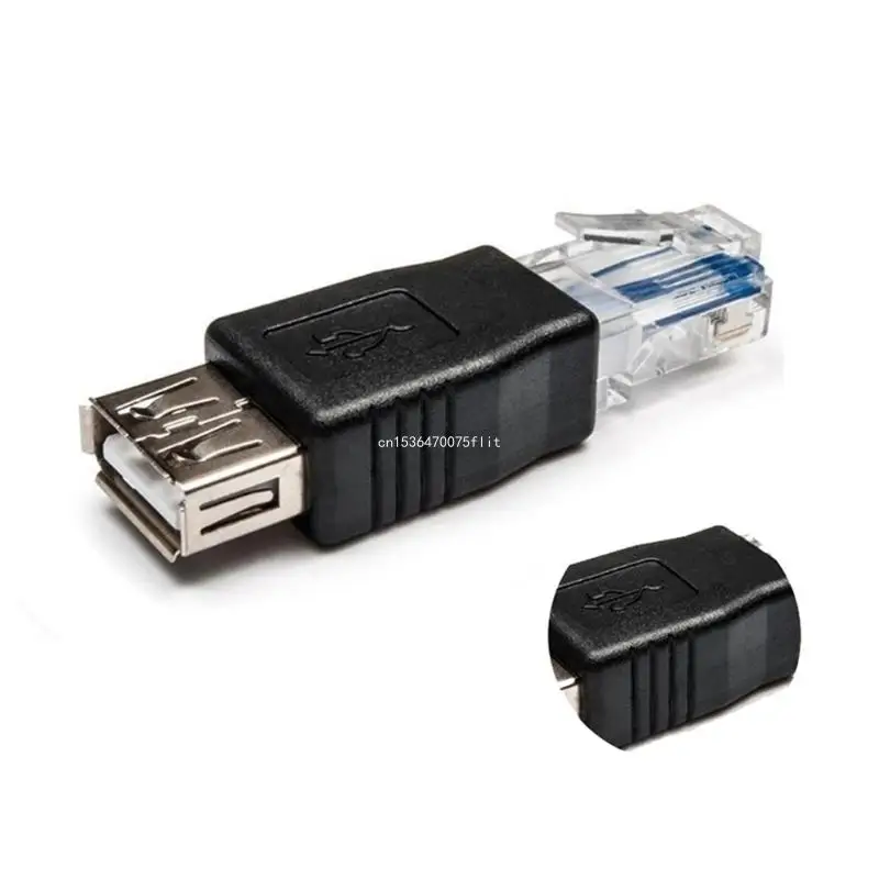 2pcs Ethernet to USB Adapter USB A Female To 8P8C RJ45 Male Connector Ethernet Adapter For Highly Speed Networking DropShipping