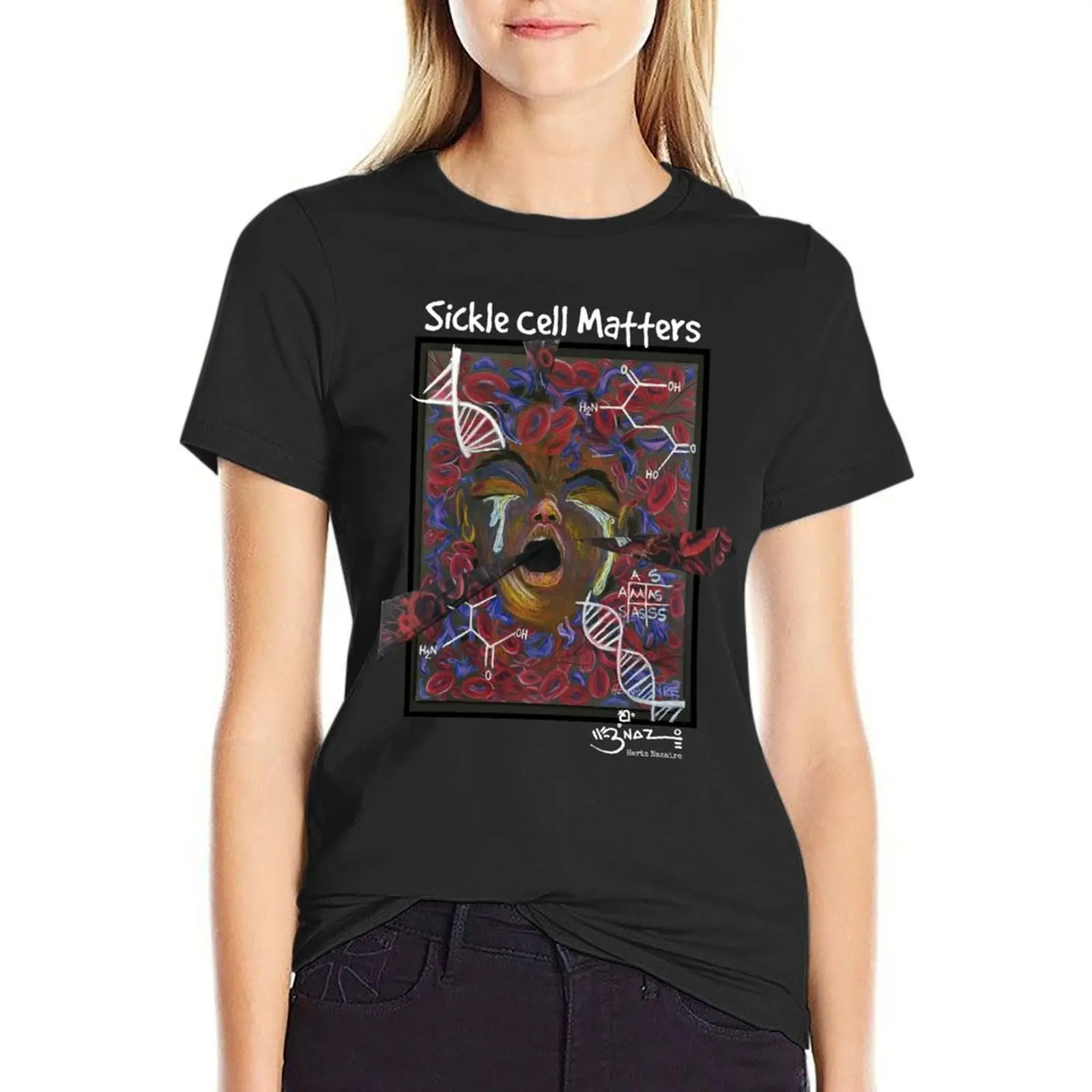 

Sickle Cell Matters T-Shirt blacks aesthetic clothes funny lady clothes Women's clothing