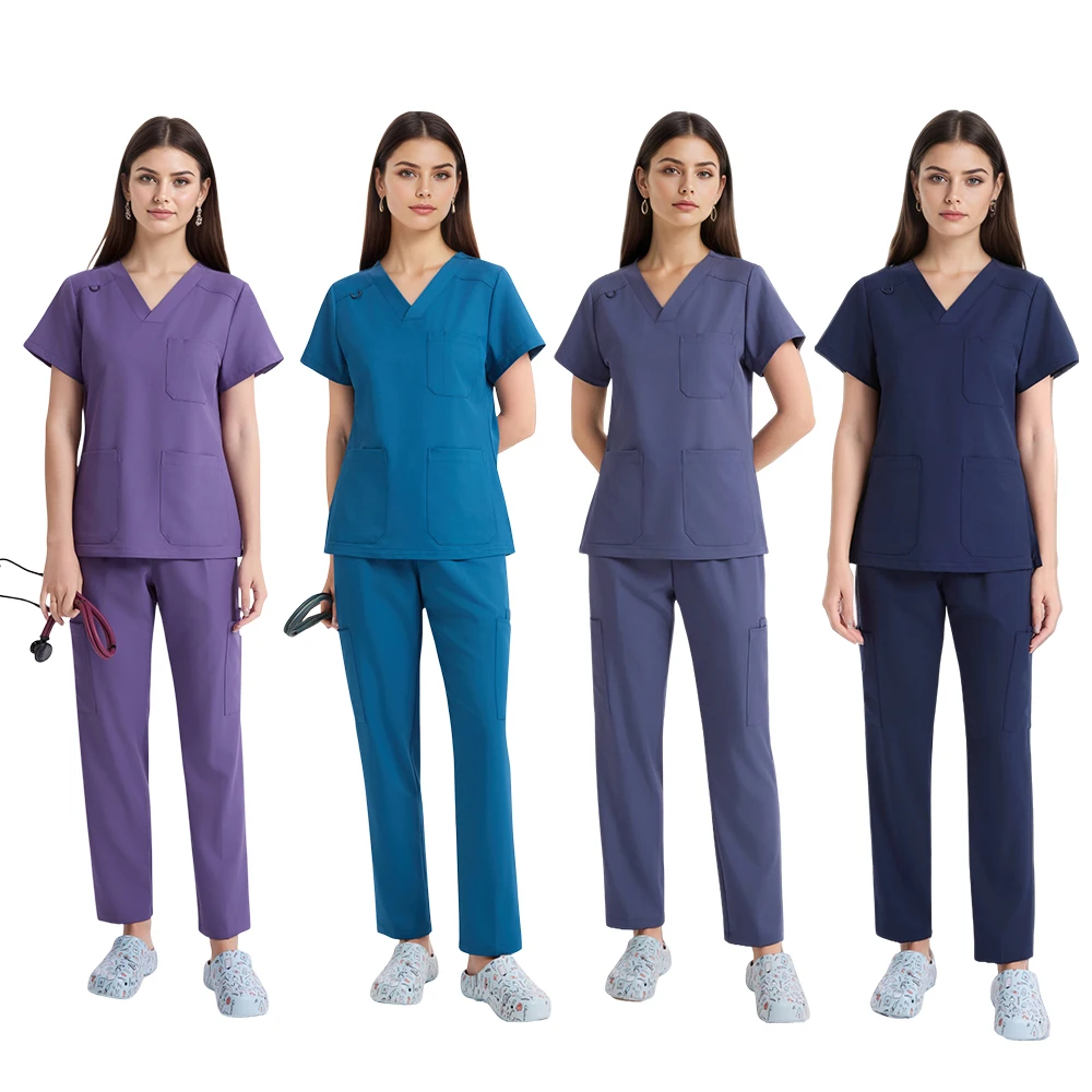 v-neck-surgical-uniform-new-lightweight-anti-wrinkle-medical-sets-dentist-nursing-suit-hospital-doctor-outfit-s31