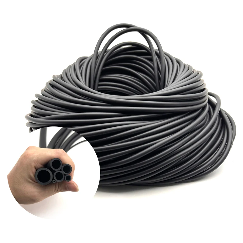 Manguera de caucho de nitrilo de 2M ID 2/2, 5/3/4/4, 5/5/6/7/8MM tubo resistente al aceite NBR tubo de combustible coche/motocicleta/diésel/tubo de refrigeración por agua