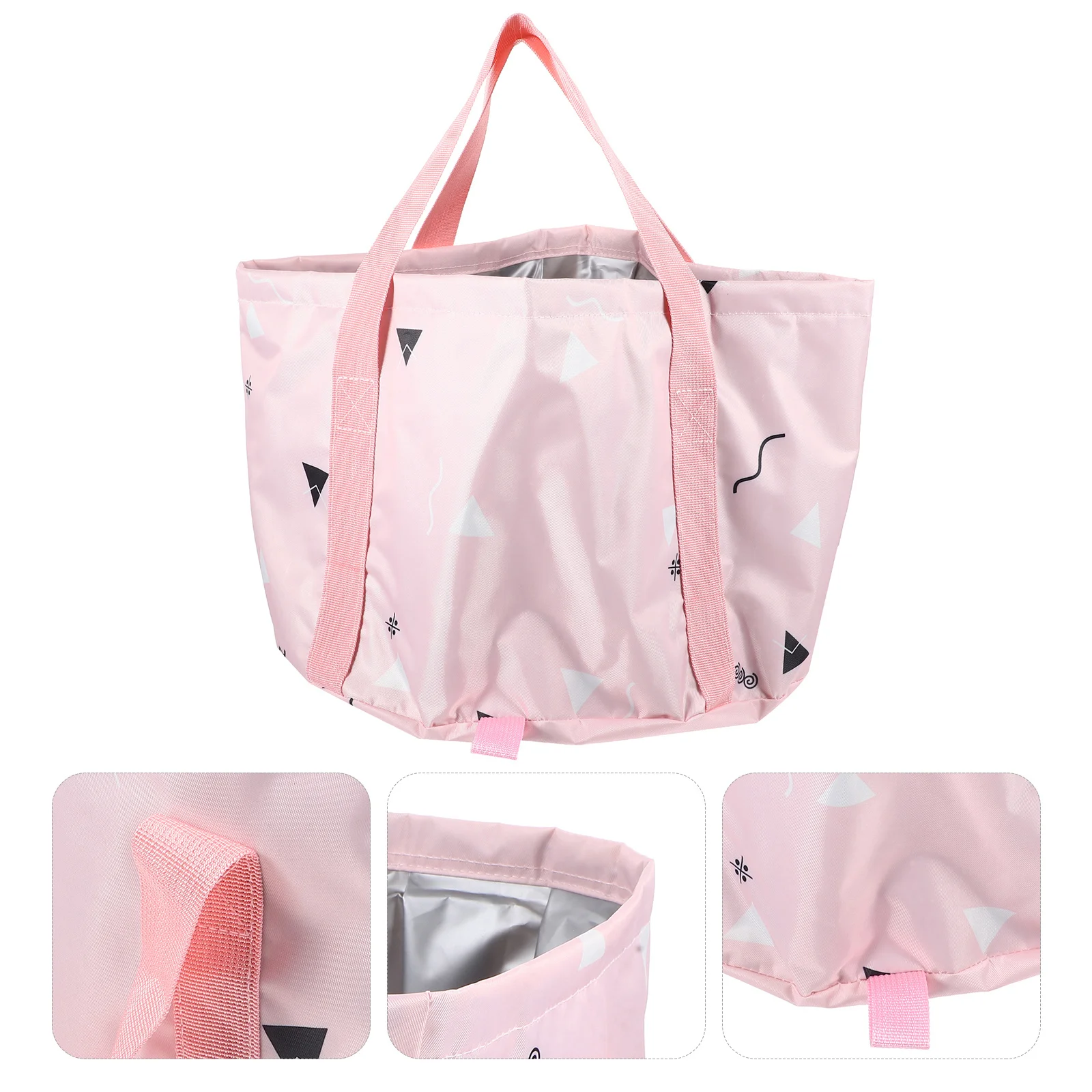 حوض استحمام قابل للطي محمول بسعة كبيرة حوض نقع للاستخدام المنزلي والسفر مقاوم للماء وقابل للطي لغسل القدم دلو حقيبة سبا للقدم