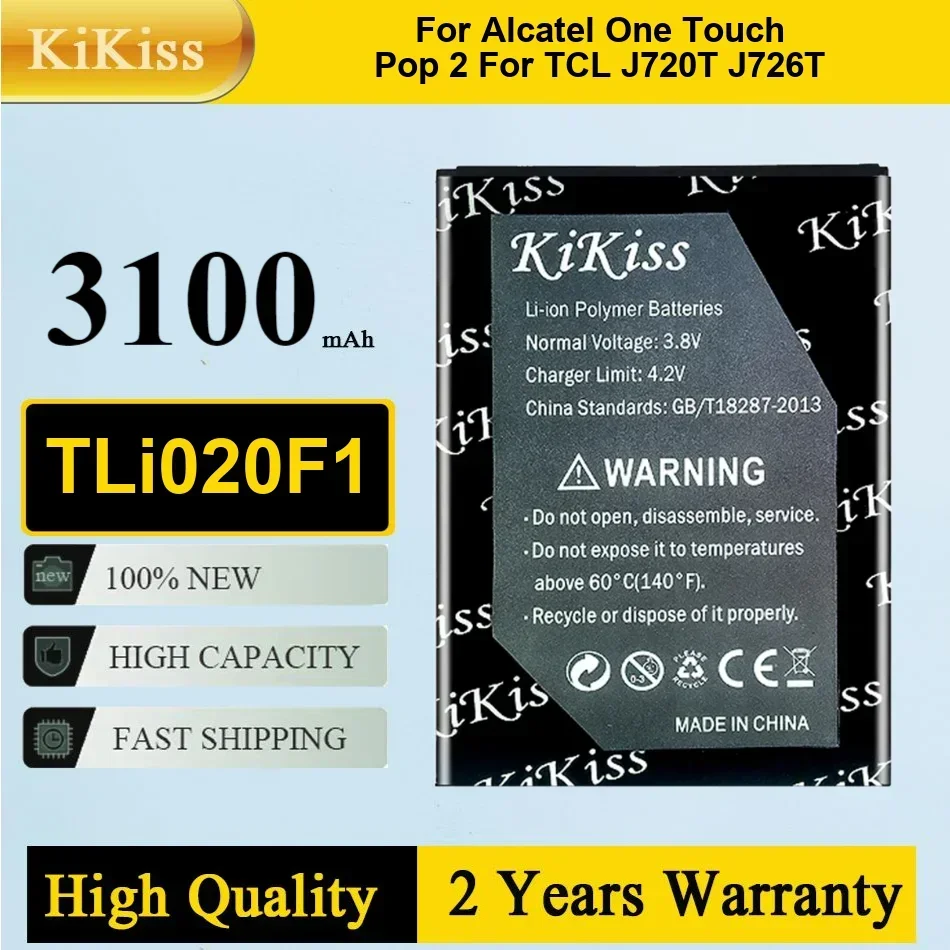 TLi020F1 Аккумулятор для Alcatel PIXI 4 PIXI4 5045D U5 5044D 5044Y 5044I 5044T 5047D 5047Y 4047D Pop 2 Pop2 5042D C7 7040 7040D 5010