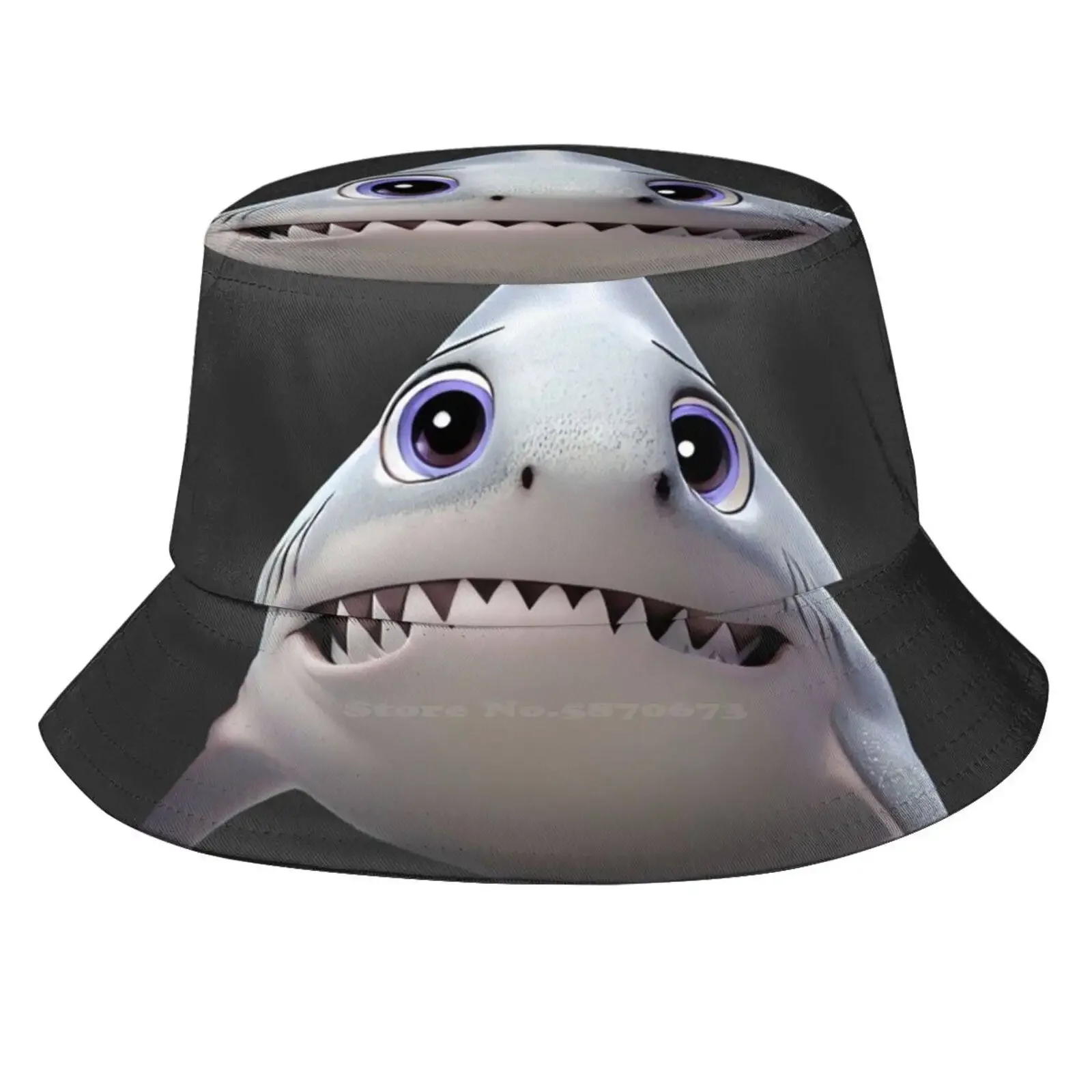 Adorable Shark Fisherman's Hat Bucket Hats Caps Adorable Shark Cute Midjourney Ai