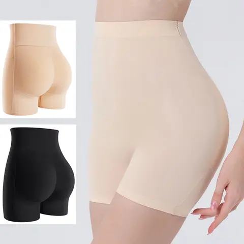 1pcs 패딩 엉덩이 기중 장치 교정 속옷 엉덩이 향상제 바디 셰이퍼 모델링 스트랩 가짜 엉덩이 Shapwear 팬티 팬티를 밀어