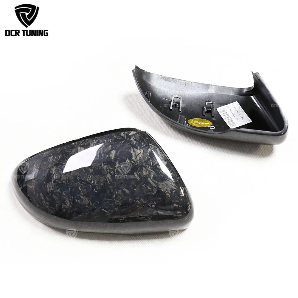 For Golf 6 7 MK6 MK7 Rearview Side Mirror For Volkswagen Golf 7 CC Gti Forged Carbon Fiber Mirror Caps Replacement Style 2008+