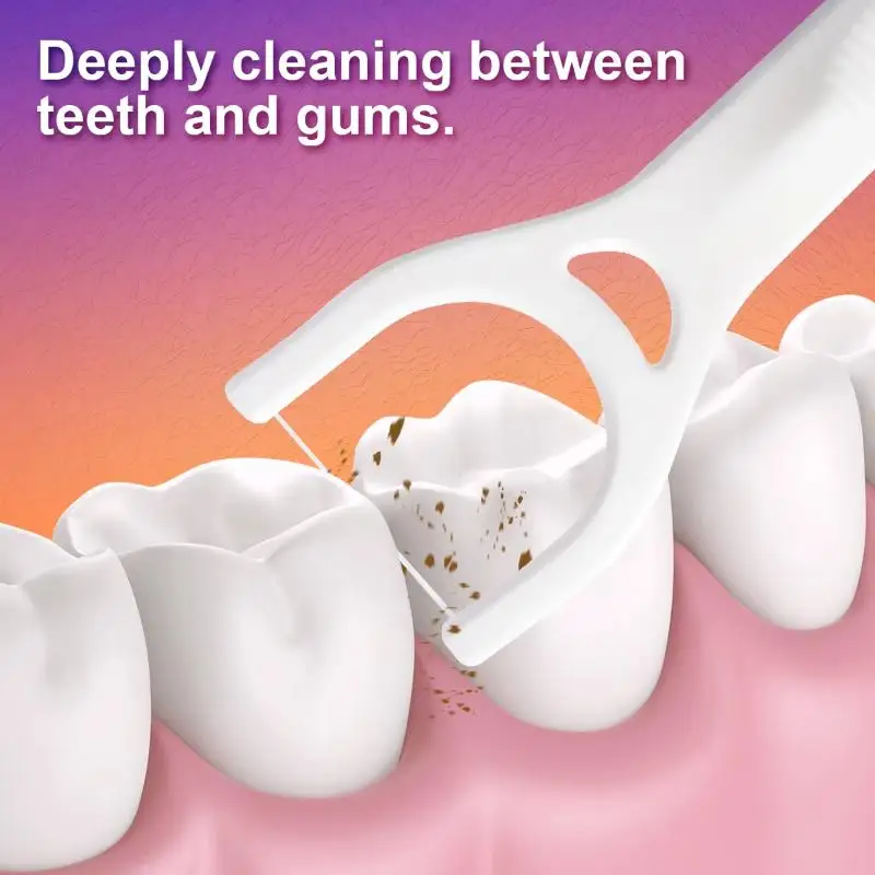 75pcs Y-Shaped Interdental Brush Easy-to-Use Oral Care Tool for Removing Food Residue and Maintaining Basic Hygiene