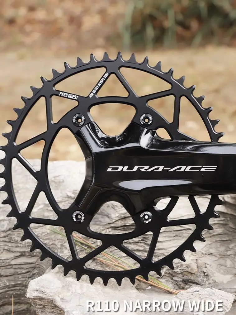 AliExpress PASS QUEST For Shimano ULTEGRA R8100 Aero 60T CRANK Dura-ace R9200 Colsed Dics Chainring 110mmBCD 46T 48T 50T 52T 54T 56T 58T 110bcd