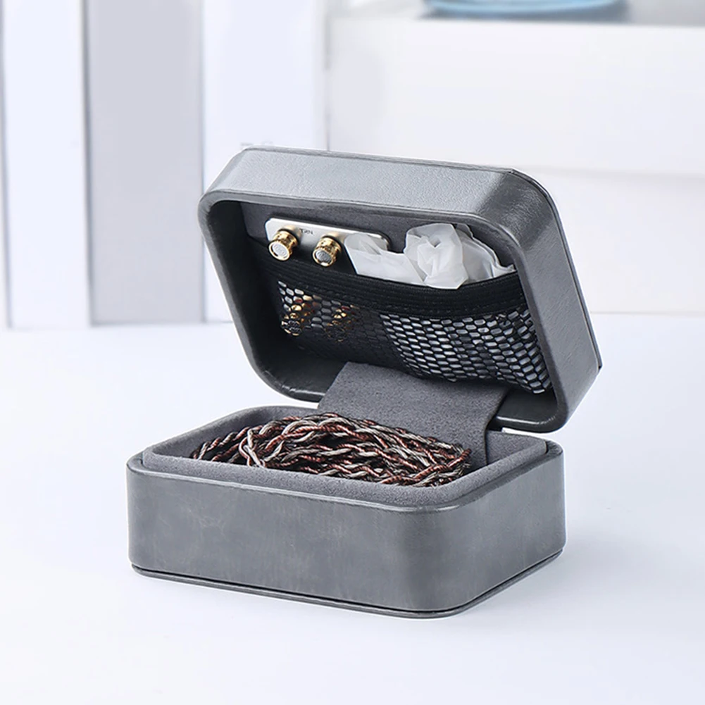 Портативная коробка для хранения наушников, автоматическая Магнитная застежка для проводных наушников, USB-кабель, настенное зарядное устройство