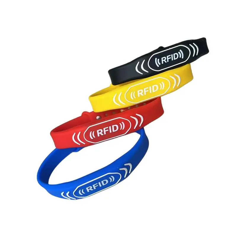 1Pcs 125KHZ EM4305 T5577 5200 Rewritable Adjustable Wristband RFID Silicone Band Bracelet Blank Data Keyfob Access Control Card