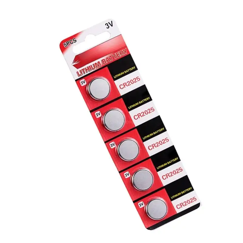 CR2025 3V Lithium Coin Button Cell Environmentally Safe CR2025 Batteries