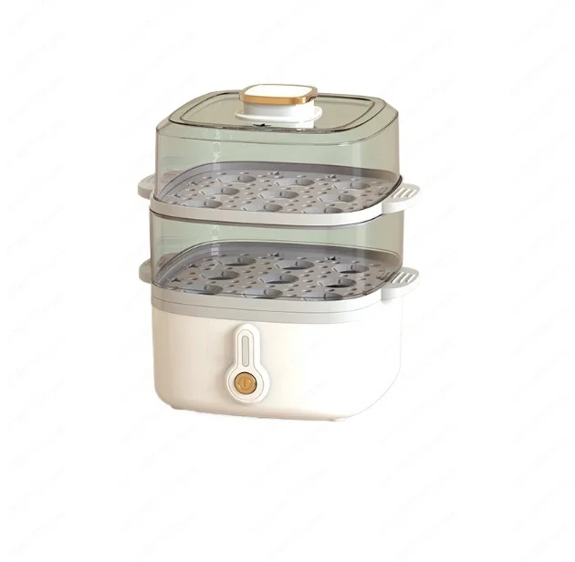 300W Multi-functional Electric Steamer, Household Layered Breakfast Machine, Dormitory Automatic Power Failure 220V