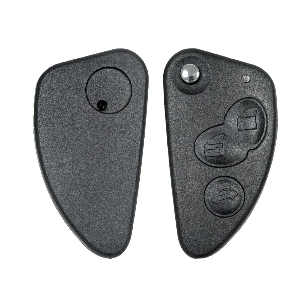 YOCASTY 433MHz ID48 Chip Flip Remote Key For Alfa Romeo 147 156 166 GT Replacement Folding Car Key 2/3 Buttons With SIP22 Blade