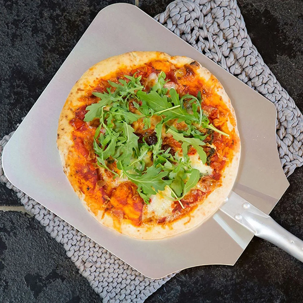 

1Pcs Spiral Pattern Pizza Shovel Detachable Wood Handle Easy Clean Pizza Server Baking Supply Kitchen Tool Kitchen Supply