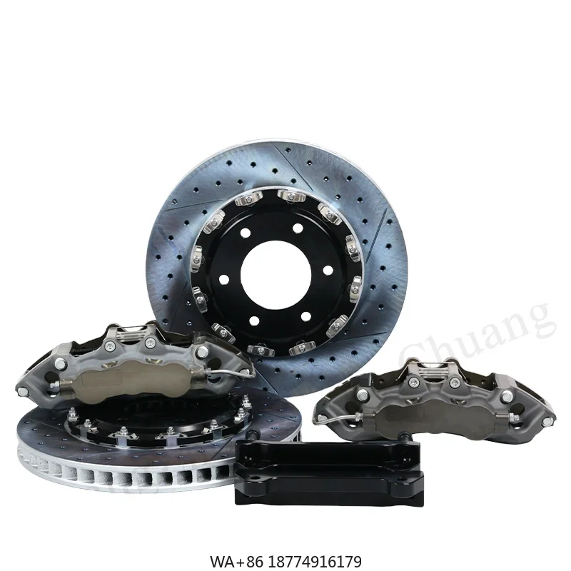 

Upgrade Brake Calipers Kit Front Wheels TA6 6 Pot with Discs for /////ACURA/Abarth/
