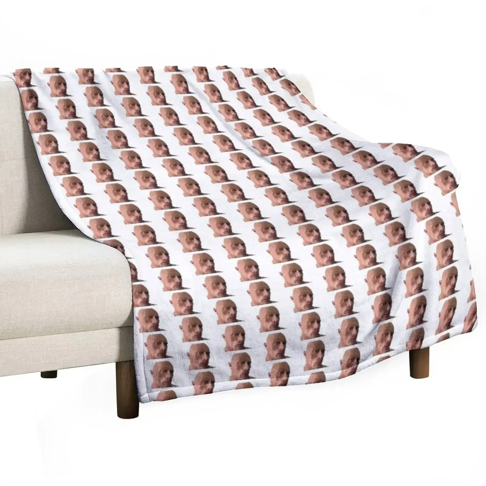 

The rock eyebrow raise meme Throw Blanket Quilt valentine gift ideas Heavy For Baby Blankets