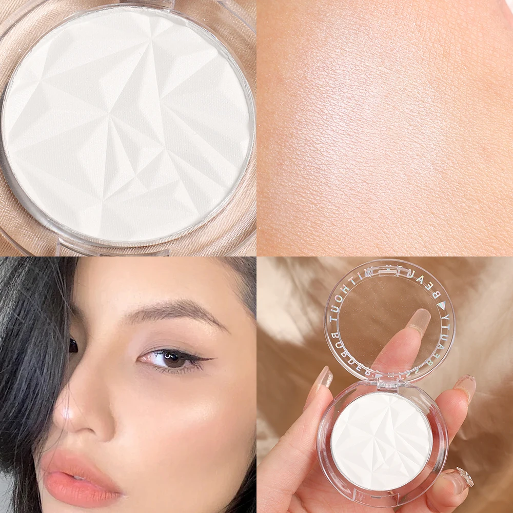 Monochromatic Face Highlighter Makeup Powder Glitter Glow Face Contour Shimmer Illuminator Contour Brighten Highlight Cosmetics