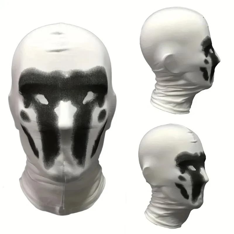 

Hallowen Mask Rorschach Inkblot Watchmen Cosplay Costume Easter Carnival Party Dress Up Horror Mask Decoration Prop Accessories