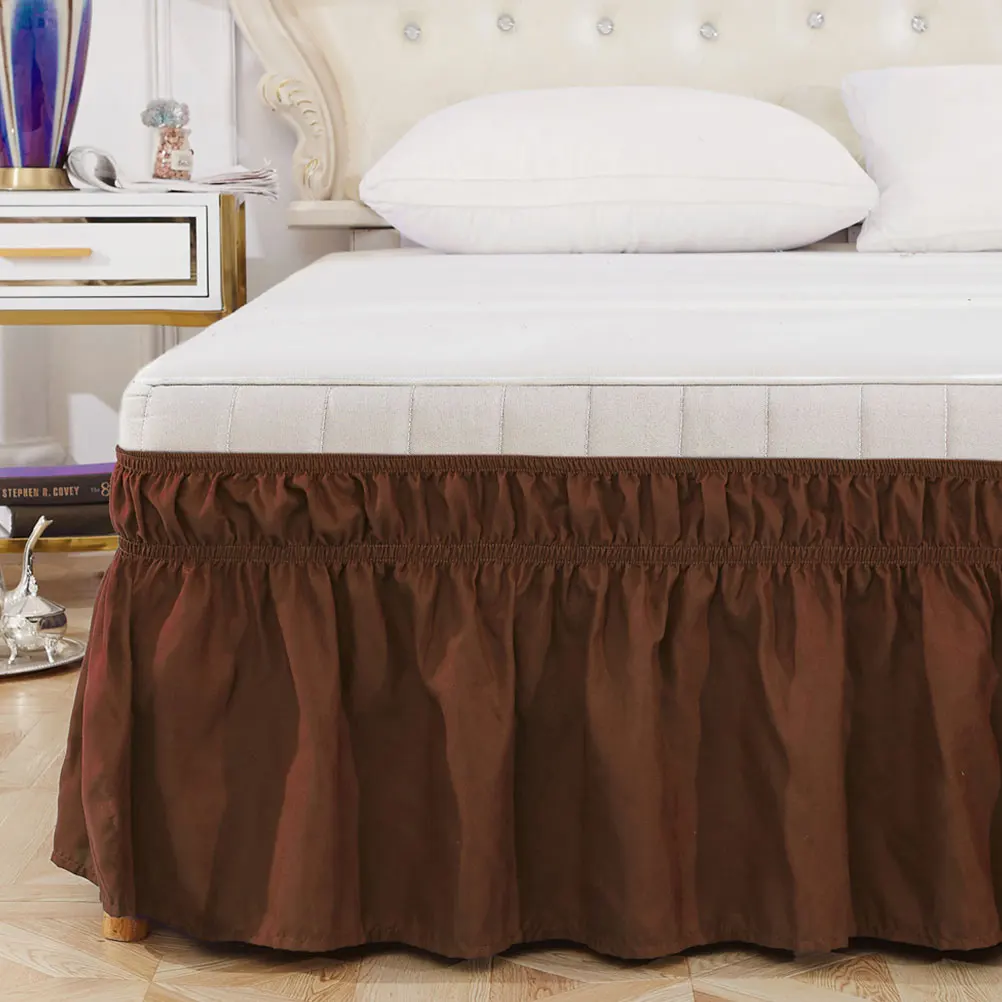 

Bed Shirt Bed Bedding Pleated Skirt Bed Sheet Solid Color Sheet Bouffancy
