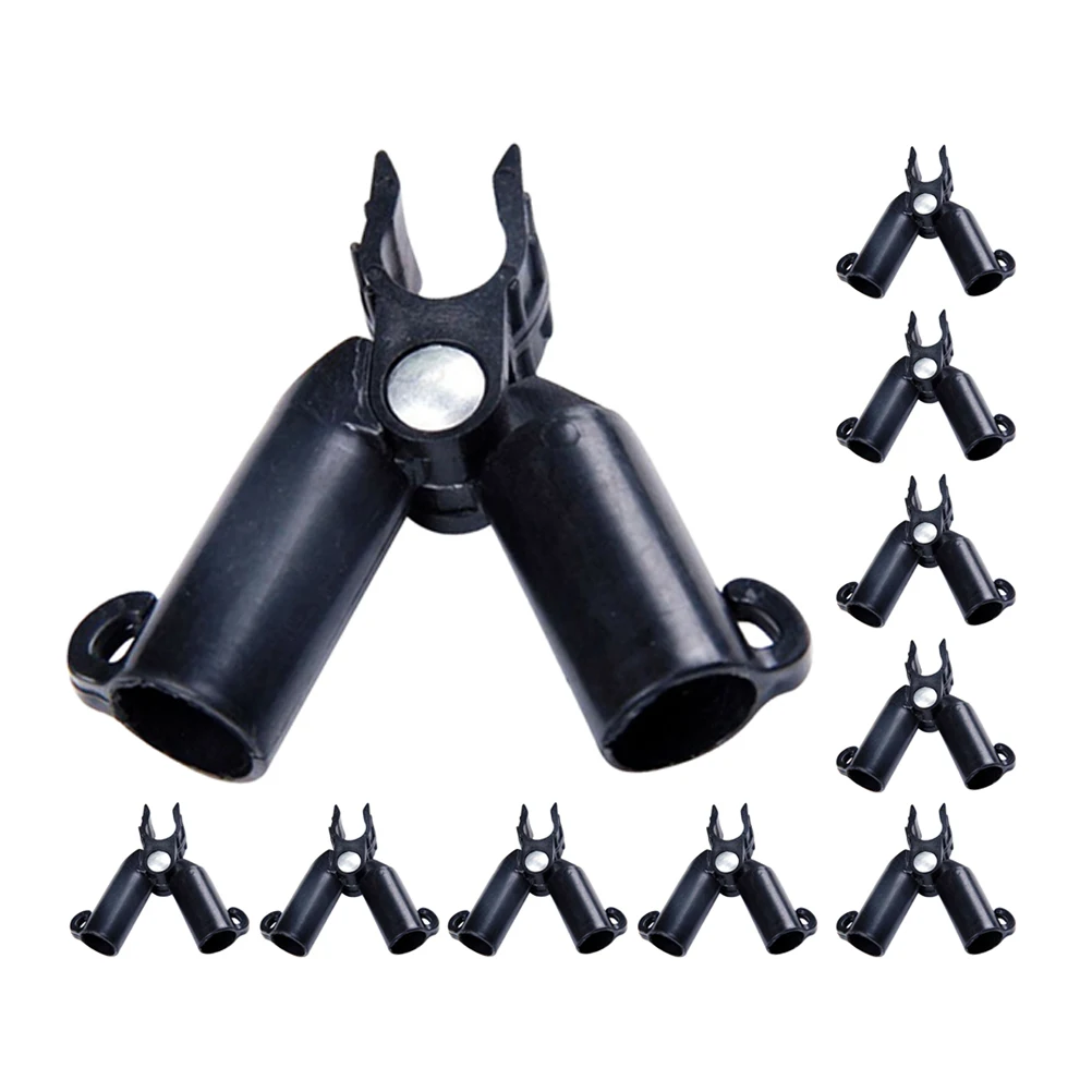 

10pcs Garden Plant Supports Durable Pp Plastic Adjustable Connectors Easy Assembly Weather Resistant Lightweight Greenhouse
