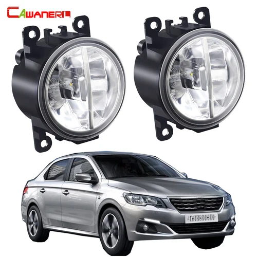 2 X conjunto de luz antiniebla LED para coche para Peugeot 301 2012-2018 30W 6000LM lámpara de circulación diurna antiniebla DRL H11 de alto brillo