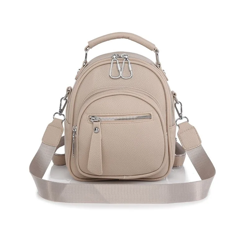Women Backpack 2026 New Multifunction Female Shoulder Bags Small PU Leather Girls School Bags Bagpack Softback Totes Bolsa