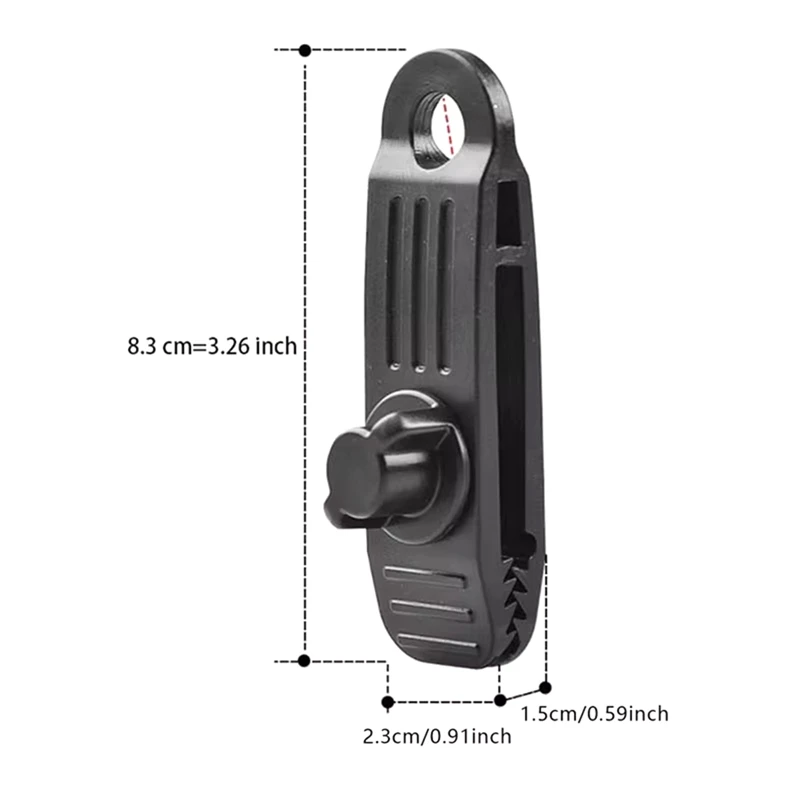 Tent Luifel Clip Buiten Windtouw Herbruikbaar Klemmen Luifel-Zeil Gesp Camping Bergbeklimmen Schuilplaatsen Accessoires