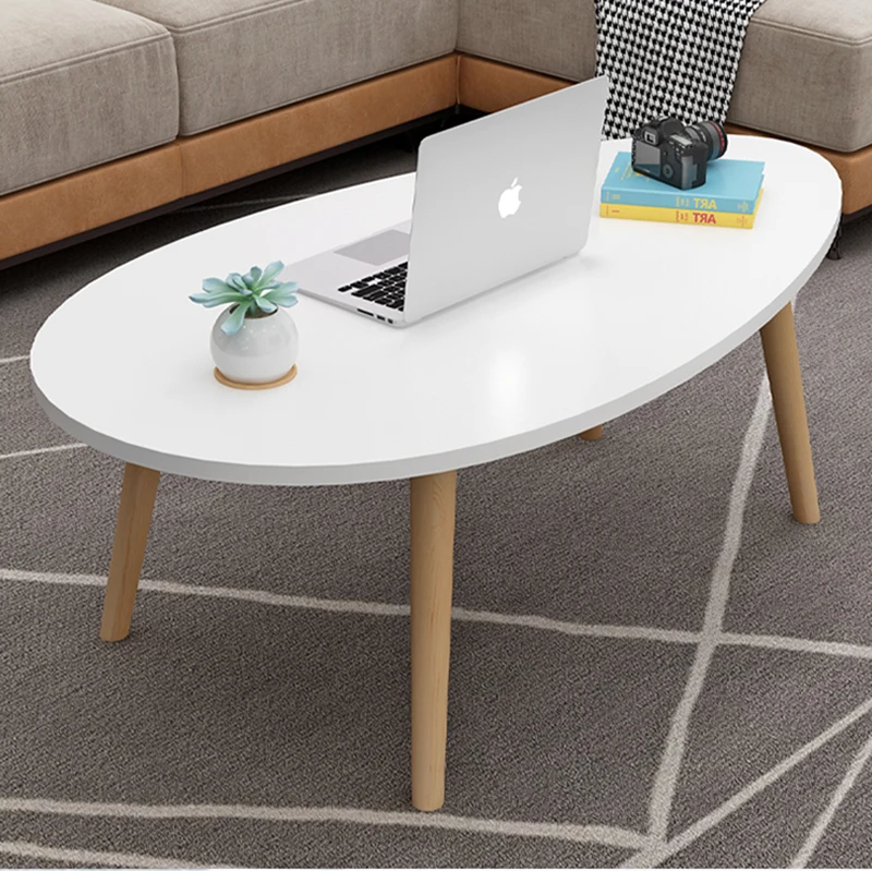 

Center Side Coffee Tables Small Nordic Library Home Oval Coffee Table Living Room Center Moveis Para Casa Home Furniture BB