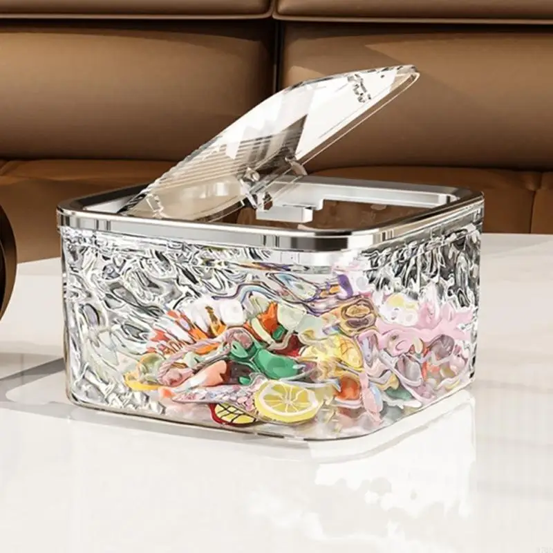 

97QD Lovely Hair Clip Holder with Clear Lid Large Capacity Jewellery Box for Women