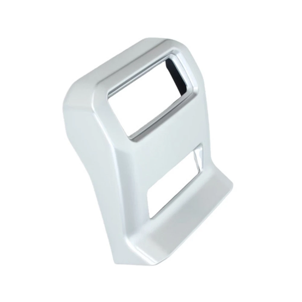 Super Sale Rear Exhaust Vent Anti-Kick Cover Car Air Outlet Accessories Rear Air Vent Cover for Toyota Prado LC250 2024 Silver